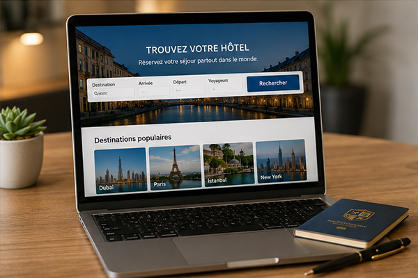 Réservation d'hôtels par NDHS