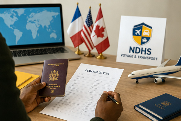 Constitution de dossier visa avec NDHS